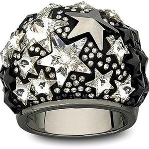 Swarovski Women's Metallic Crystal Star Dome Ring